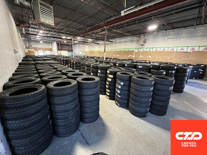 Huge Tire Warehouse In Calgary, Canada Tire Pro